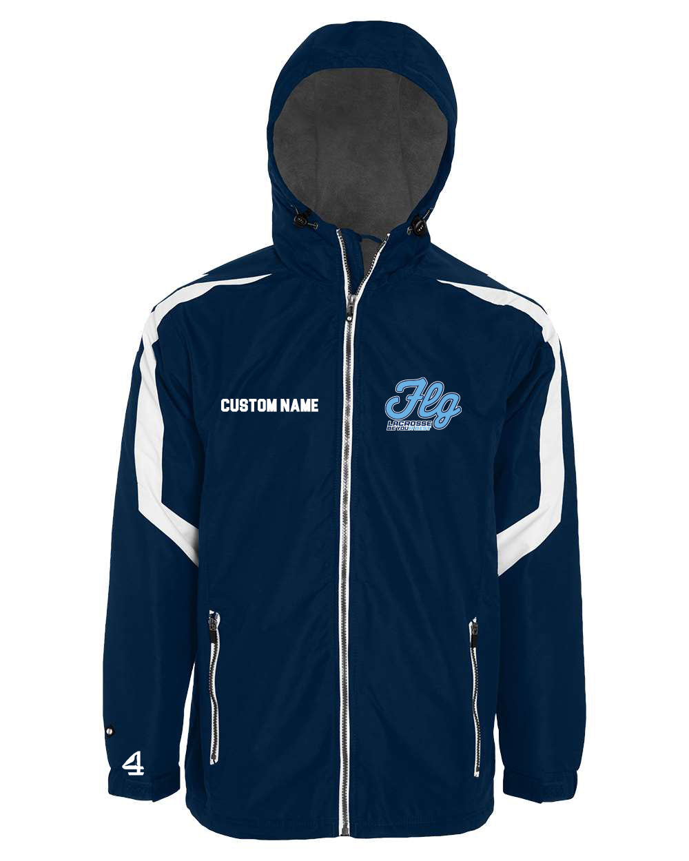 FLG Lacrosse Script charger jacket