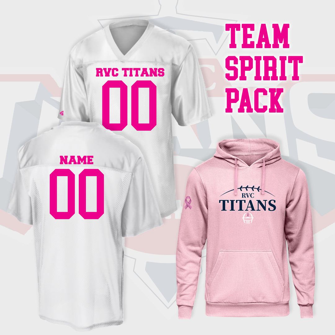RVC TITANS Cancer Awareness Team Spirit Pack