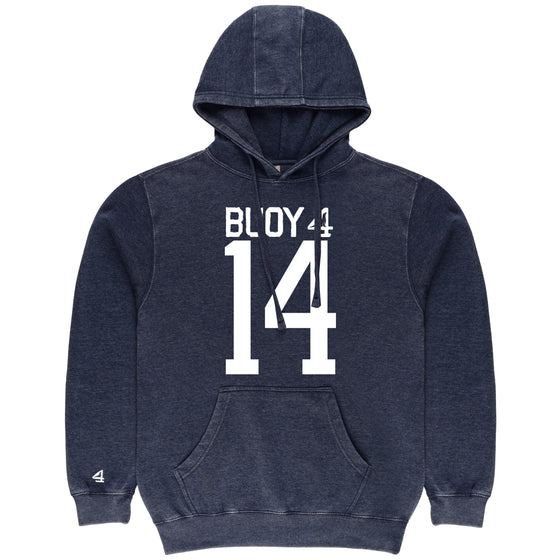 Buoy 4 Atheltics Football #14 Vintage Hoodie