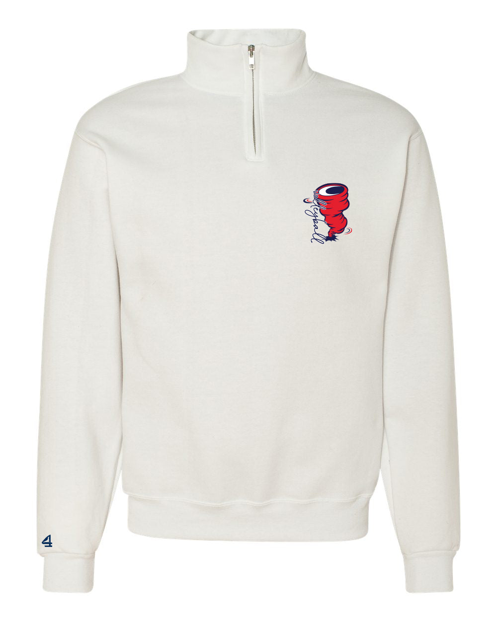 SOUTH SIDE CYCLONES VOLLEYBALL 1/4 zip Long sleeve sweatshirt