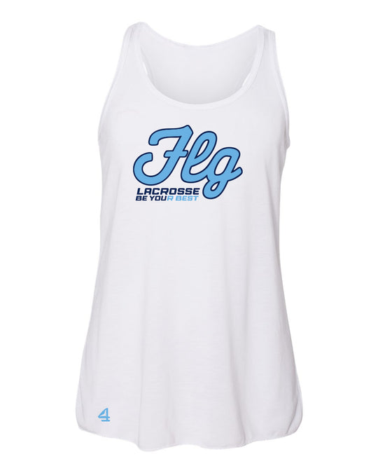 FLG Lacrosse Script Youth Flow Racerback Tank