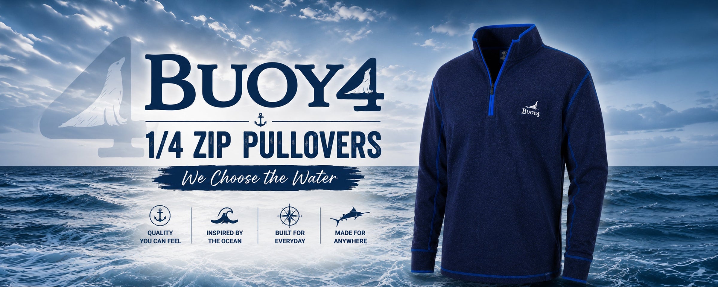 BUOY4 1/4 ZIP