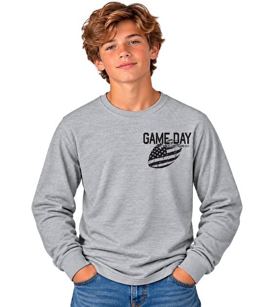 GAME DAY FOOTBALL LONG SLEEVE GRAPHIC TEE