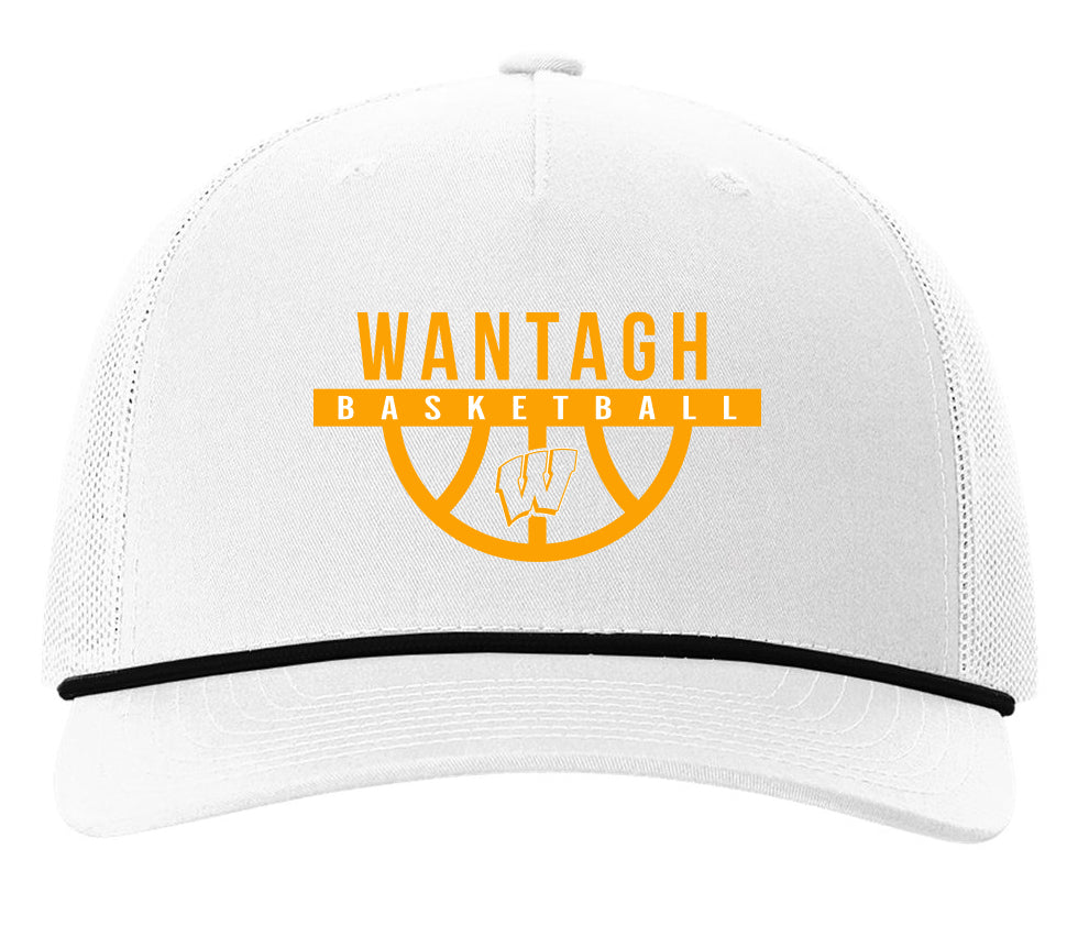 Wantagh Basketball  Trucker with Rope Cap