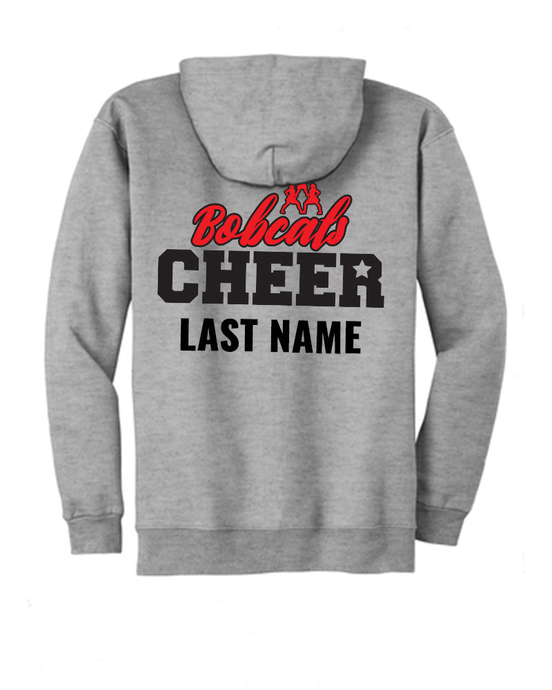 Bobcats CHEER Zip-Up Hoodie