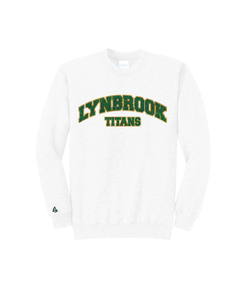 Lynbrook TITANS Glittered Crewneck Sweatshirt