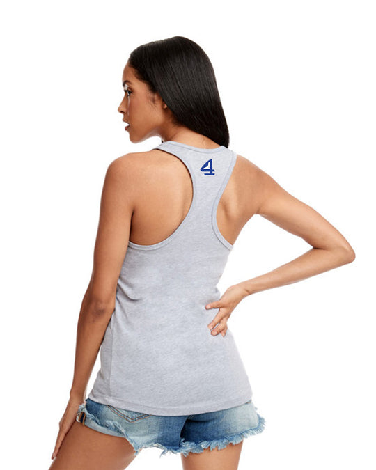 True Blue Girl's Adult Racerback Tank