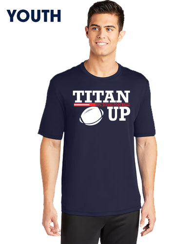 YOUTH Titans Gameday Short Sleeve Moisture Wicking Performance T Shirt