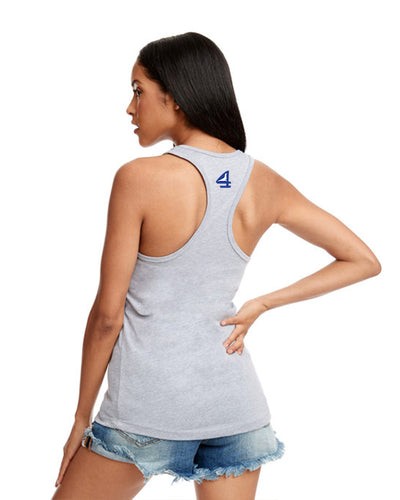 True Blue Logo Girl's Adult Racerback Tank