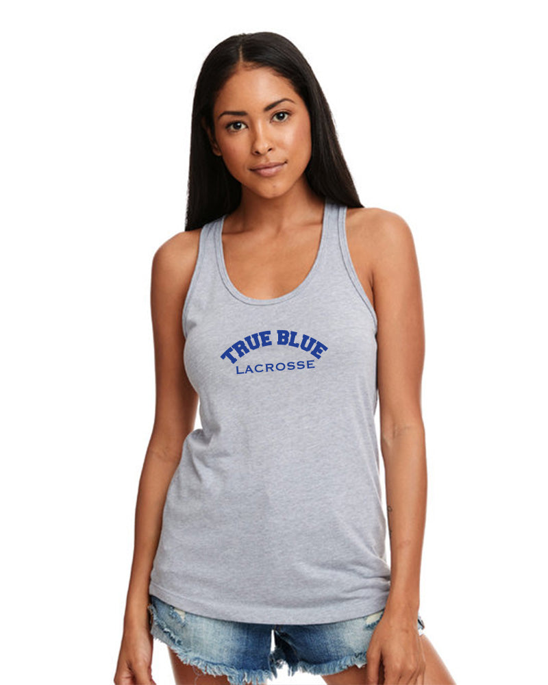 True Blue Logo Girl's Adult Racerback Tank