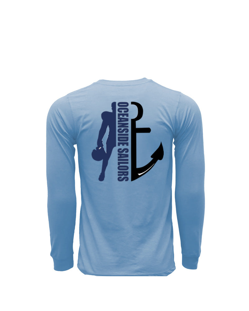 Oceanside Sailors Football Long Sleeve Performance