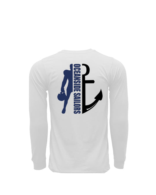 Oceanside Sailors Football Long Sleeve Performance