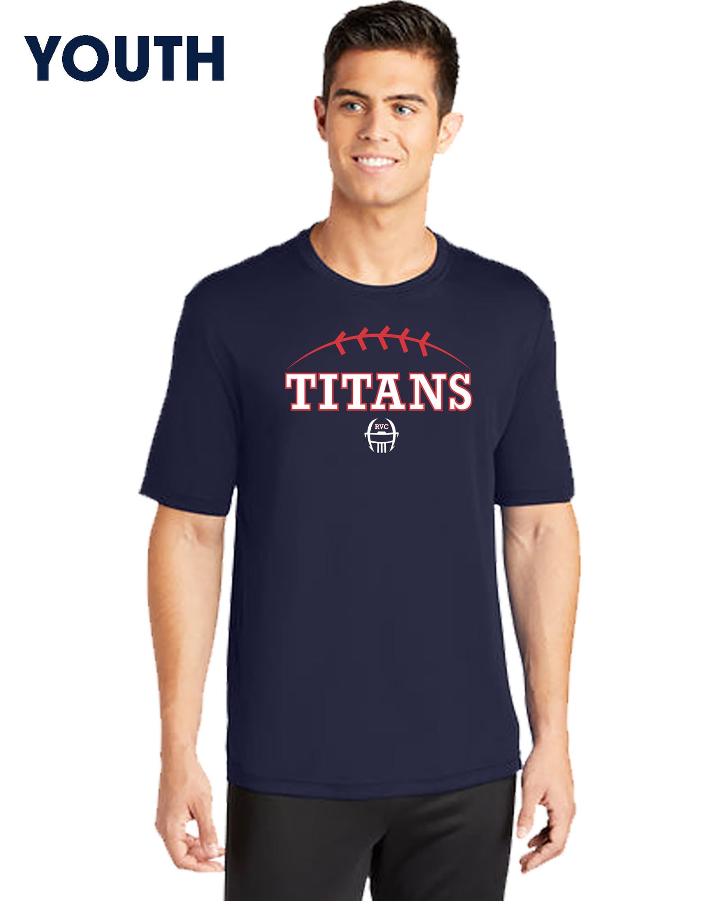 YOUTH Titans Classic Short Sleeve Performance Tee
