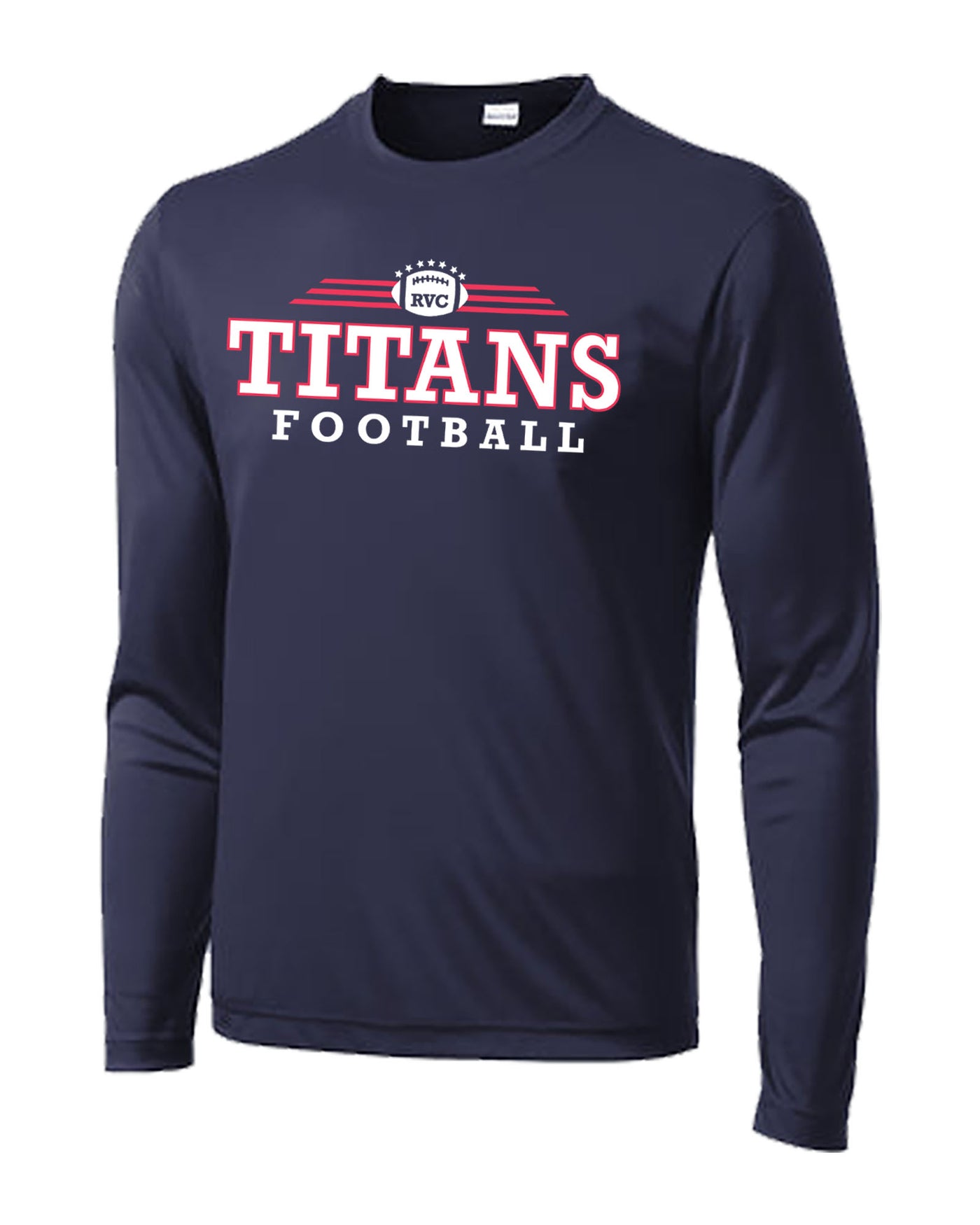 Titans Gameday Long Sleeve Moisture Wicking Performance T Shirt