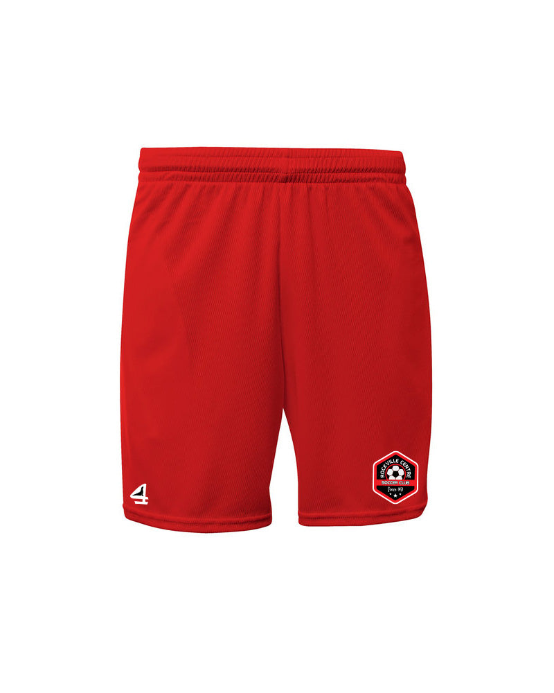 RVC Soccer Club Red Mesh Shorts w/Pockets
