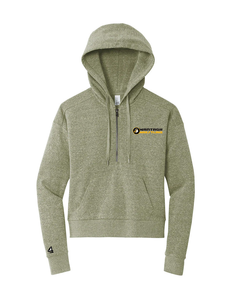 Wantagh Wrestling Women's Match Day Embroidered 1/2 Zip PullOver