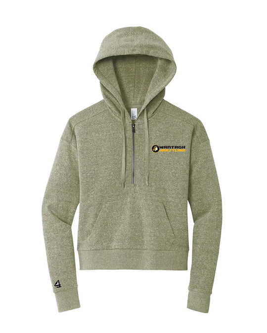 Wantagh Wrestling Women's Match Day Embroidered 1/2 Zip PullOver