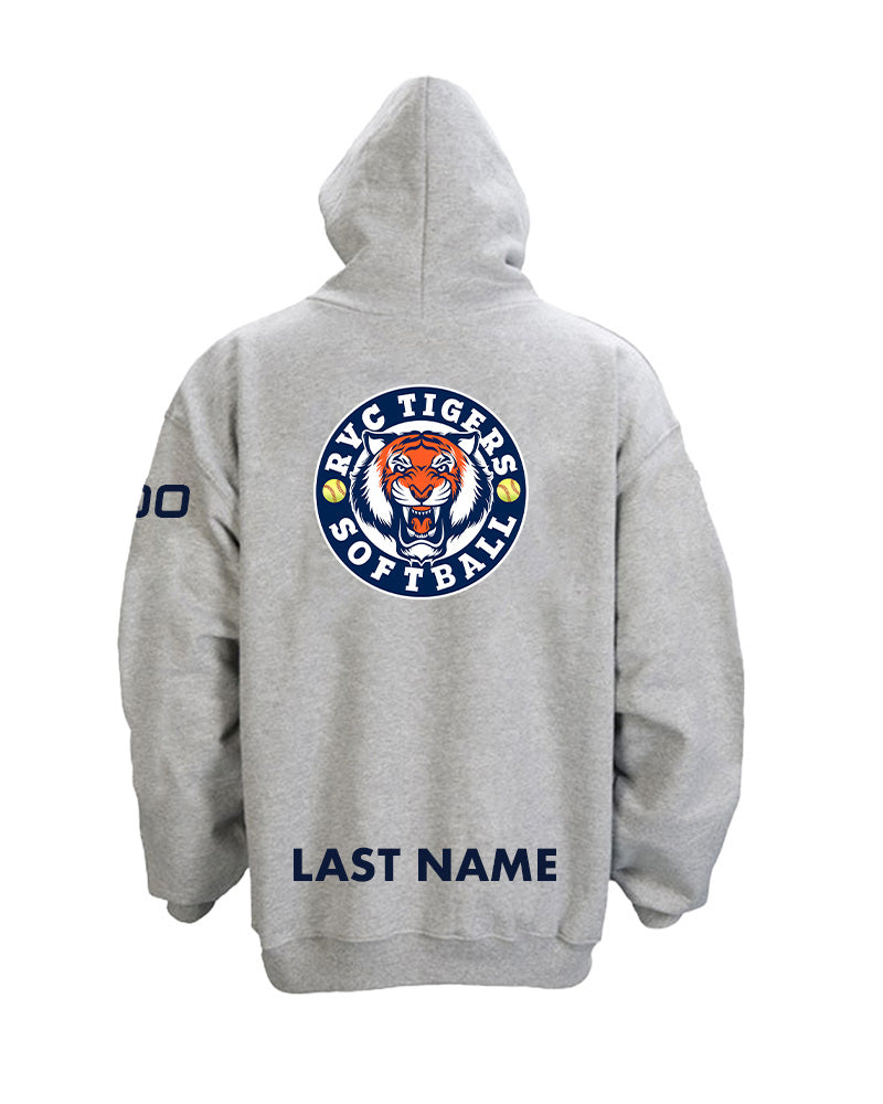 RVC Tigers Softball Hoodie (Front & Back)