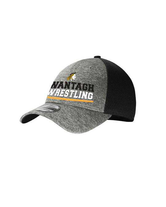 Wantagh Wrestling Shadow Stretch Embroidered Mesh Cap