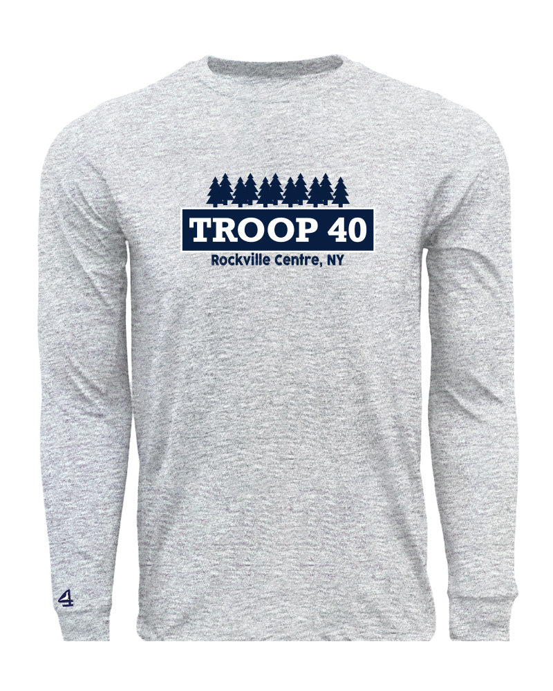 Troop 40 Long Sleeve Cotton Tee