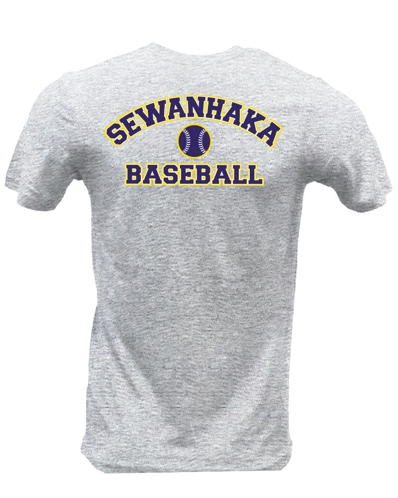 Sewanhaka Baseball Pop-fly Short Sleeve Cotton Tee