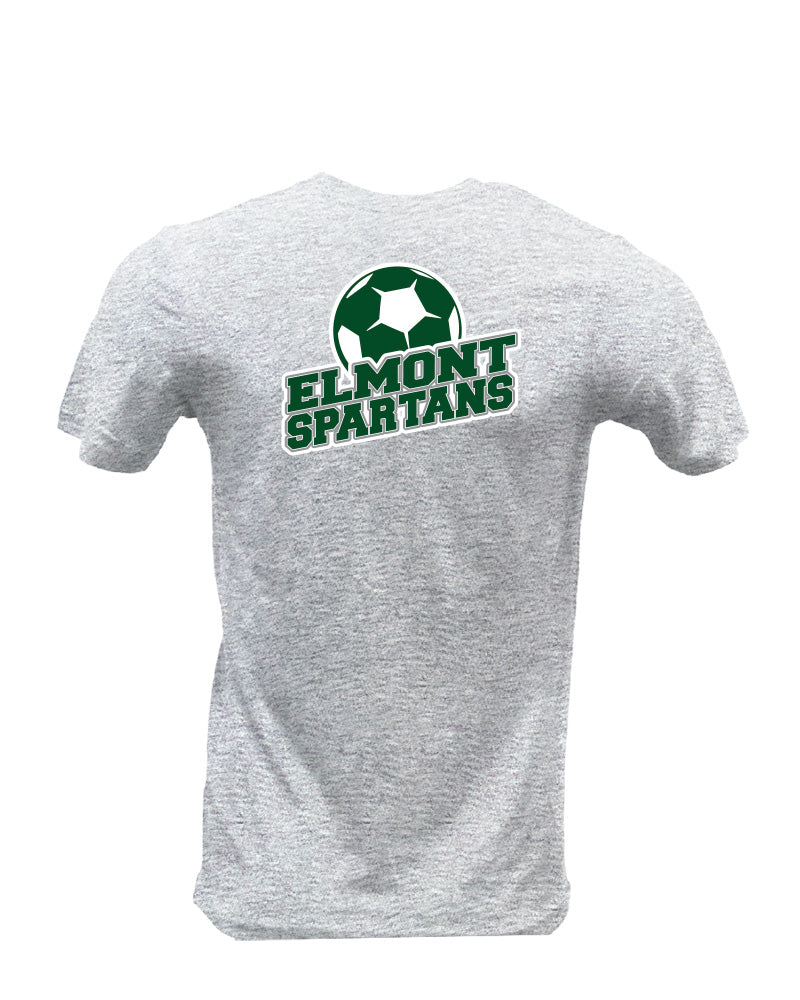 Elmont Girl's Soccer Corner Kick Short Sleeve Cotton Tee