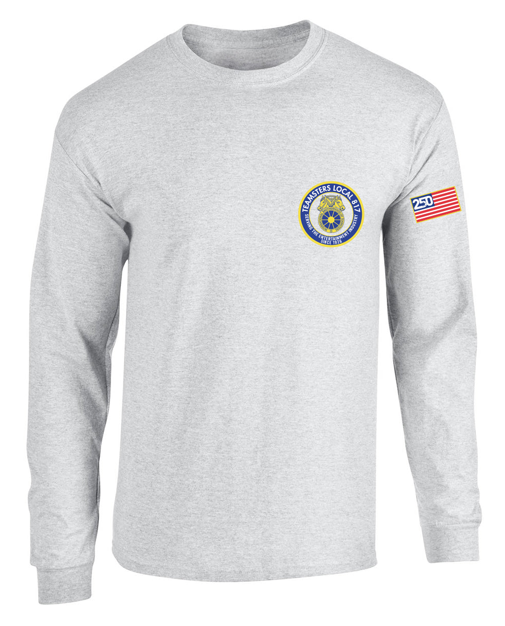 THEATRICAL TEAMSTERS CIRCLE LOGO LONG SLEEVE TEE