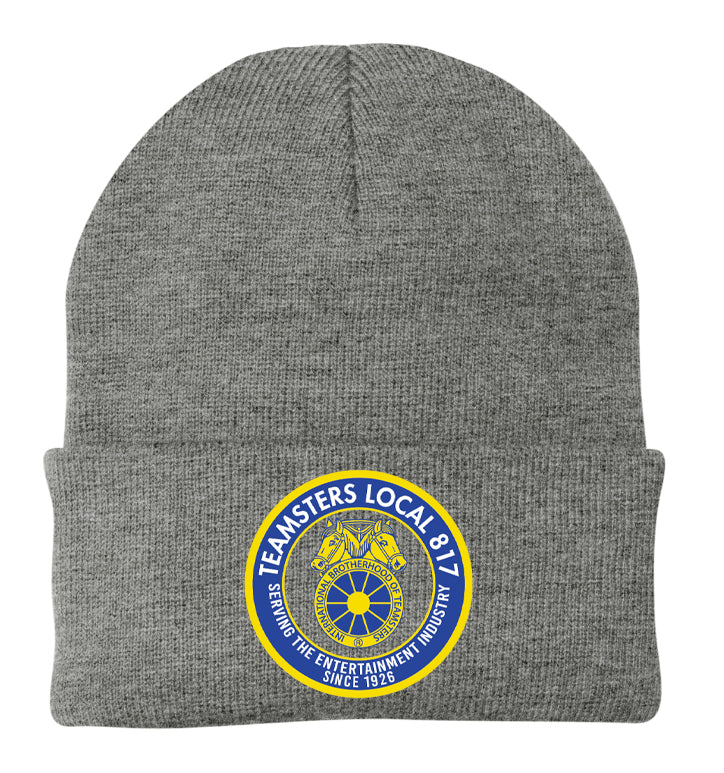 THEATRICAL TEAMSTERS  CIRCLE LOGO EMBROIDERED BEANIE