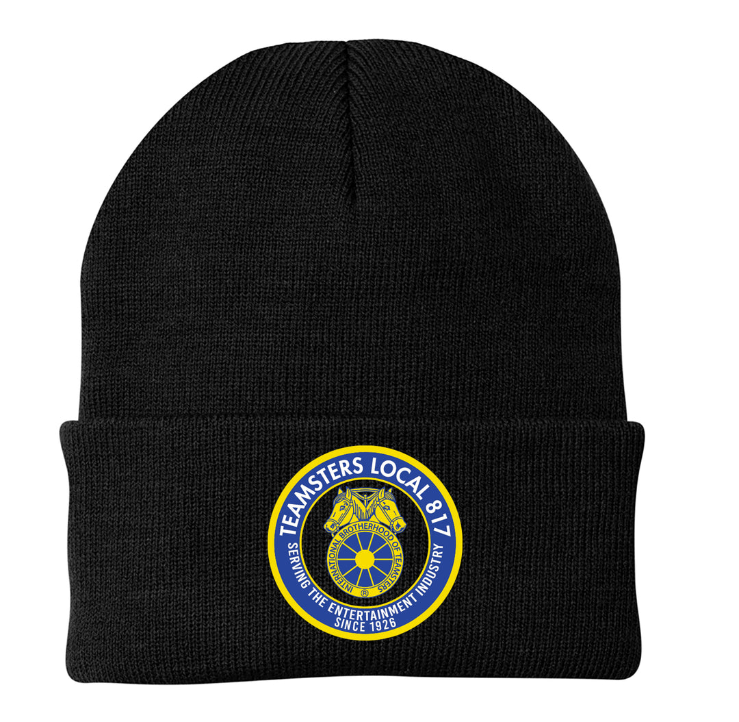 THEATRICAL TEAMSTERS  CIRCLE LOGO EMBROIDERED BEANIE