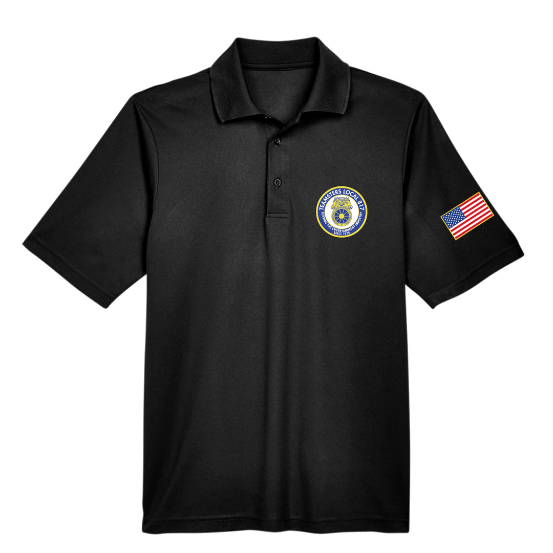 THEATRICAL TEAMSTERS EMBROIDERED CIRCLE POLO