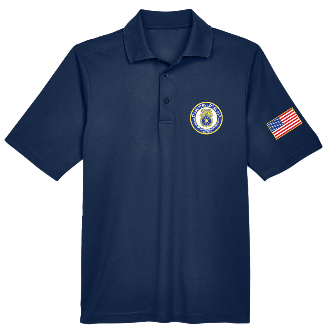 THEATRICAL TEAMSTERS EMBROIDERED CIRCLE POLO