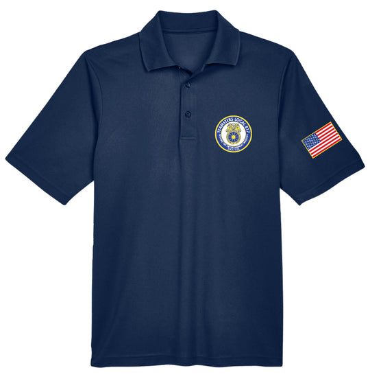 THEATRICAL TEAMSTERS EMBROIDERED CIRCLE POLO