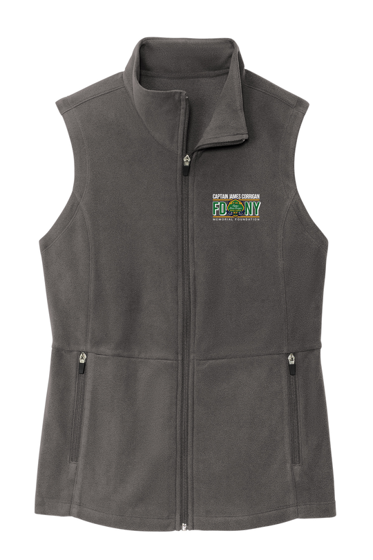 Captain Corrigan Memorial FDNY Embroidered Womens Fleece Vest
