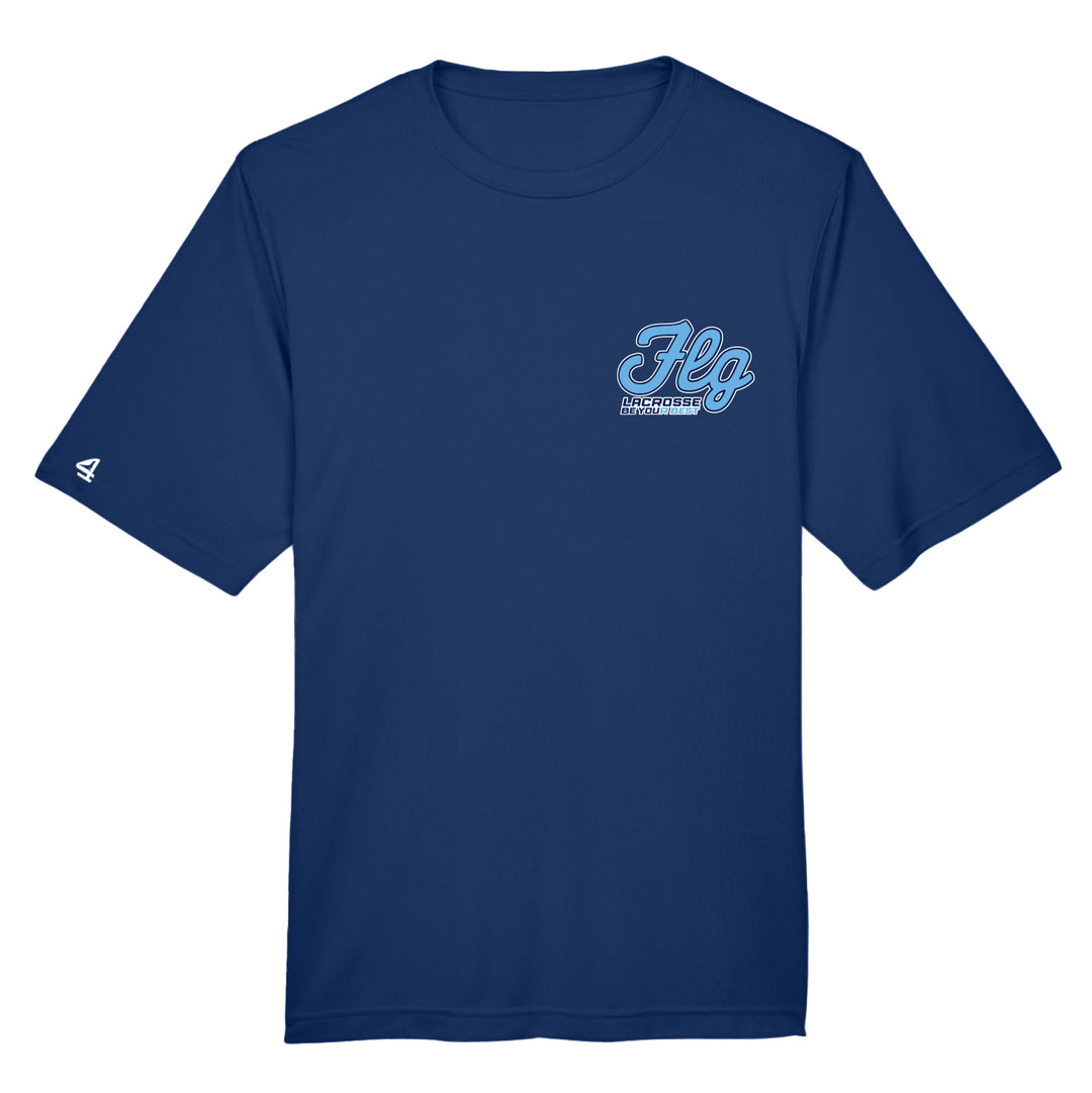 FLG Lacrosse Script SS Performance T-shirt