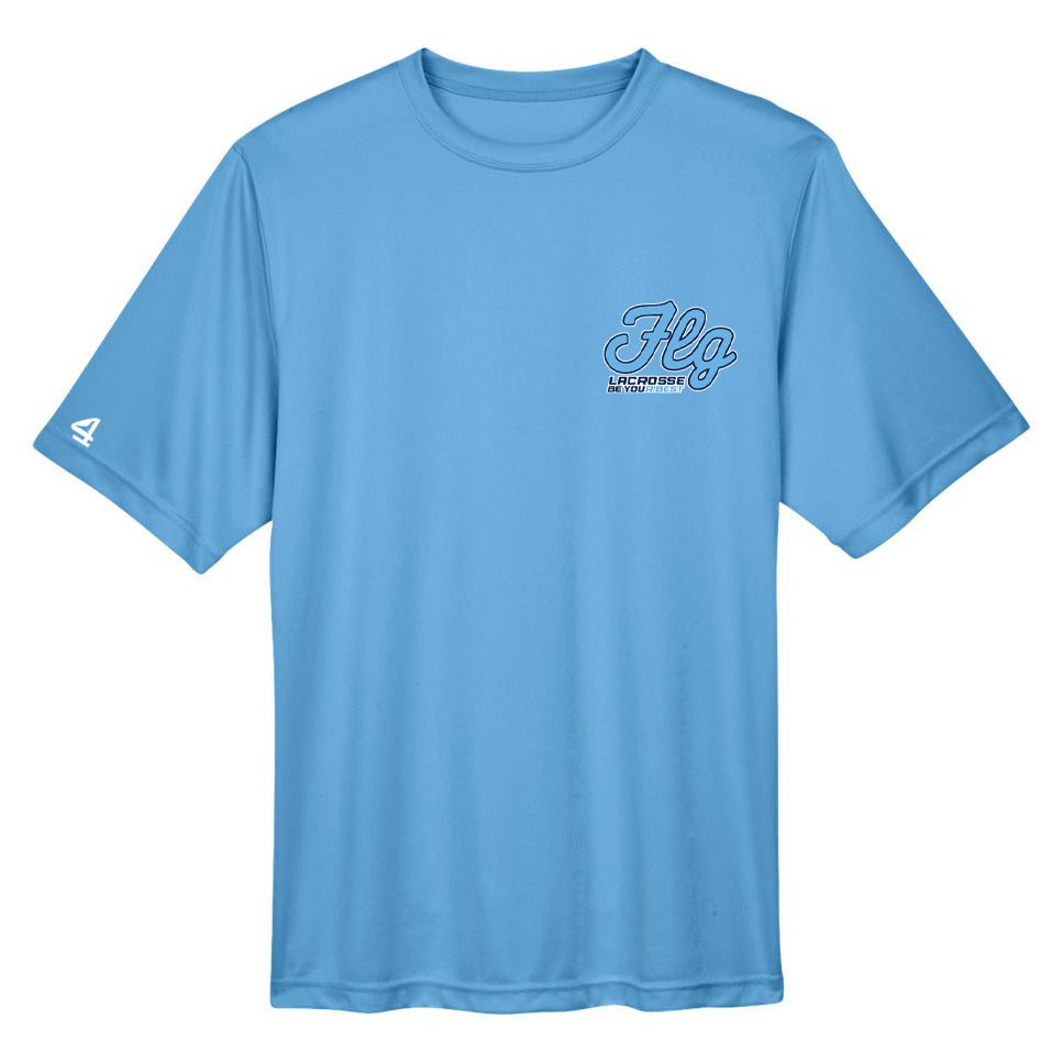 FLG Lacrosse Script SS Performance T-shirt