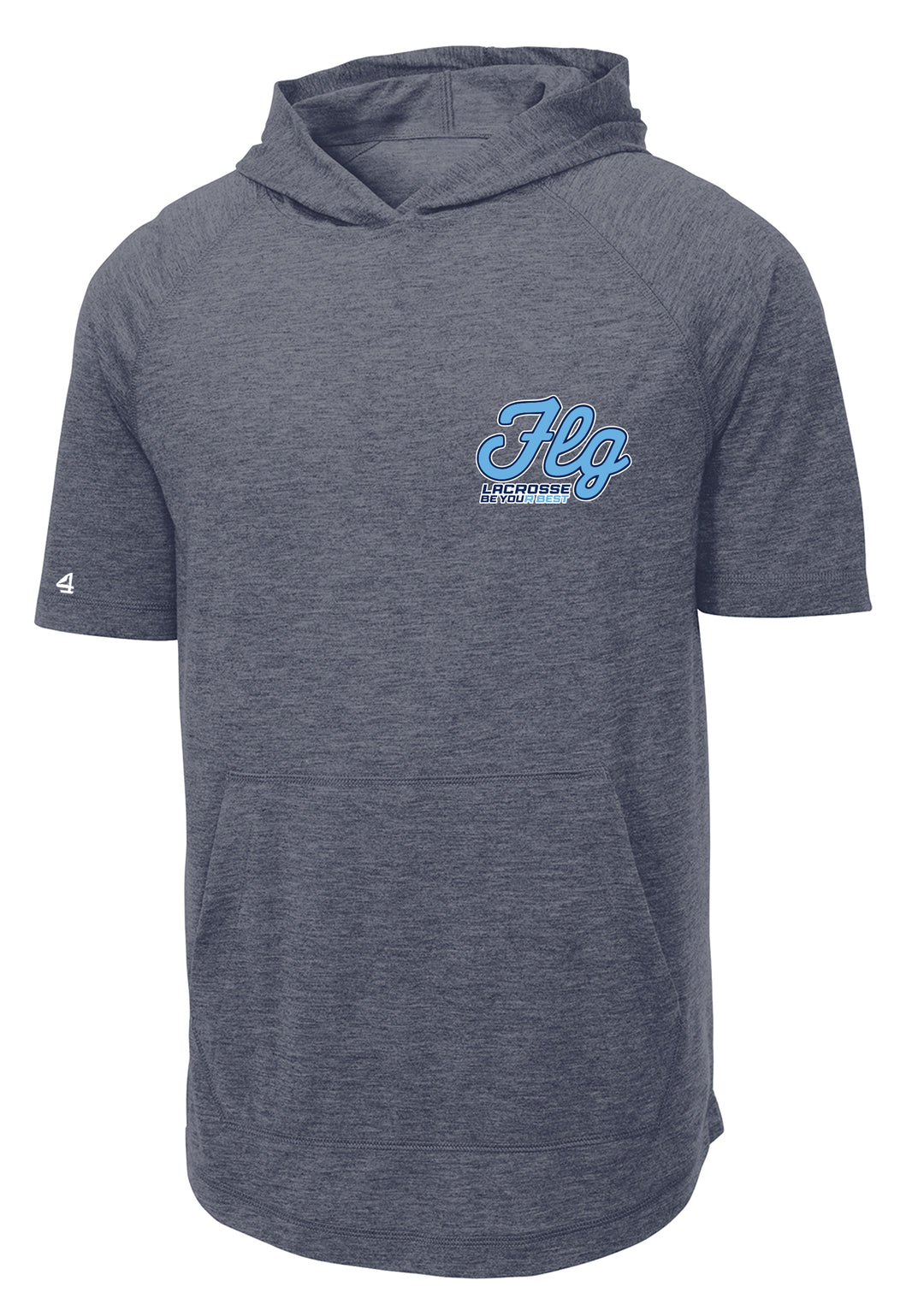 FLG Lacrosse Script SS Tri-blend hoodie