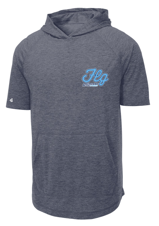 FLG Lacrosse Script SS Tri-blend hoodie