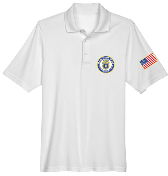 THEATRICAL TEAMSTERS EMBROIDERED CIRCLE POLO