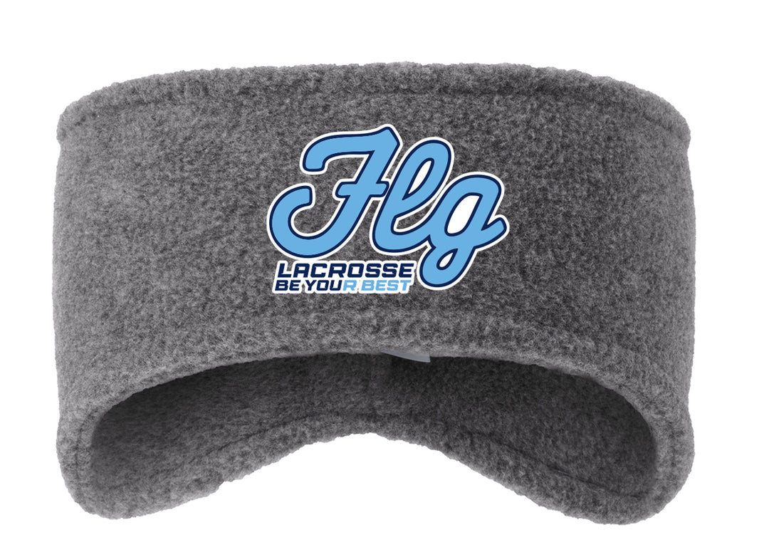 FLG Lacrosse Script fleece headband