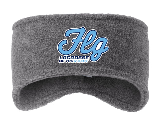 FLG Lacrosse Script fleece headband