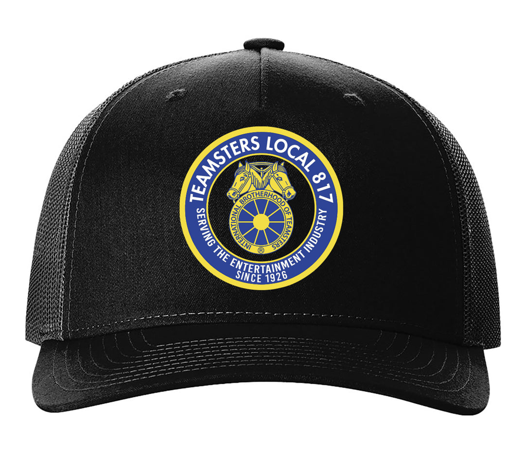 THEATRICAL TEAMSTERS  CIRCLE LOGO EMBROIDERED TRUCKER HAT