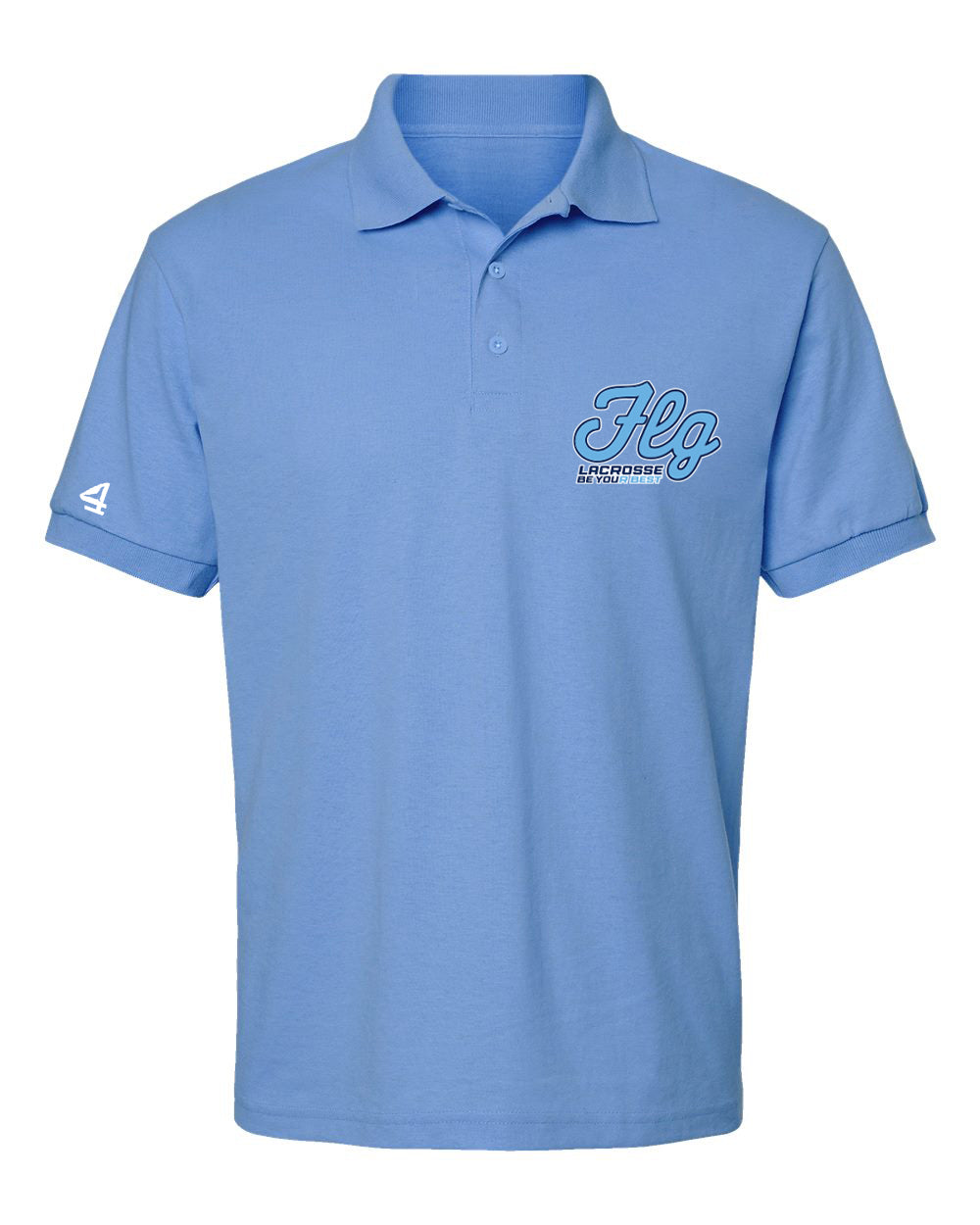 FLG Lacrosse Script Embroidered Polo