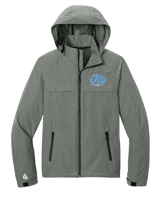 FLG Lacrosse script Embroidered Waterproof Jacket