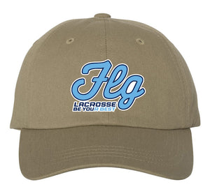 FLG Lacrosse Script Embroidered Twill Cap