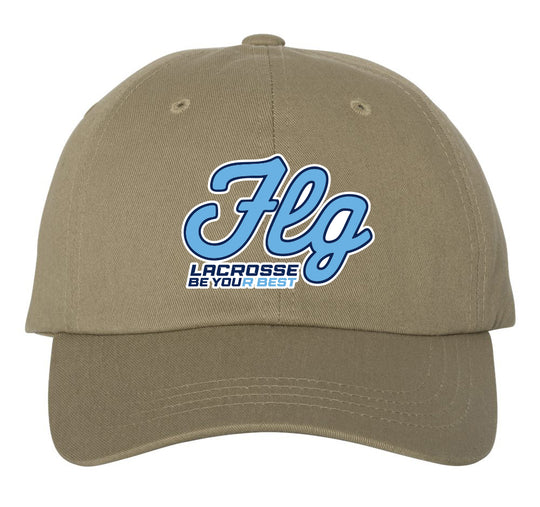 FLG Lacrosse Script Embroidered Twill Cap
