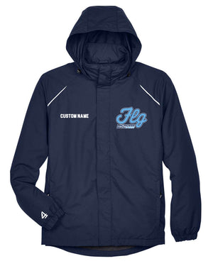 FLG Lacrosse Script Fleece lined jacket