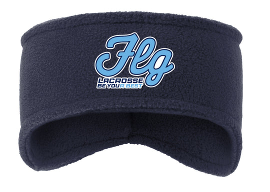 FLG Lacrosse Script fleece headband