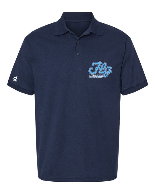 FLG Lacrosse Script Embroidered Polo
