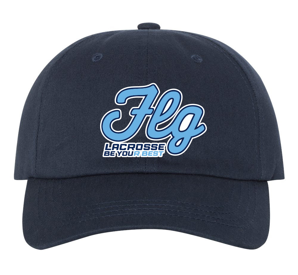 FLG Lacrosse Script Embroidered Twill Cap