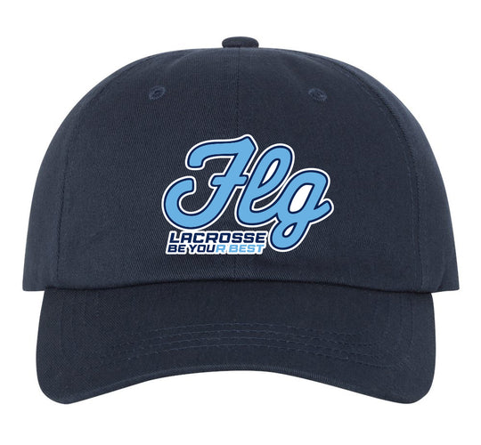 FLG Lacrosse Script Embroidered Twill Cap